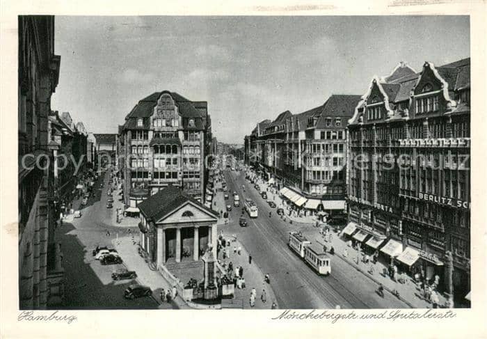 Strassenbahn Hamburg – Ansichtskarte