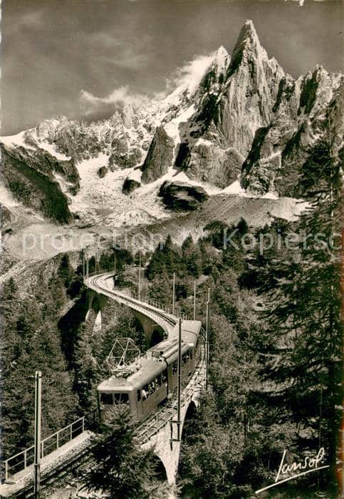 Zahnradbahn Chamonix – Ansichtskarte