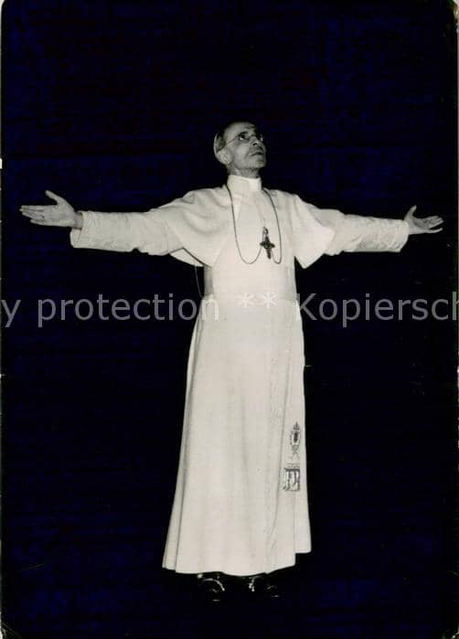 Papst Papst – Ansichtskarte