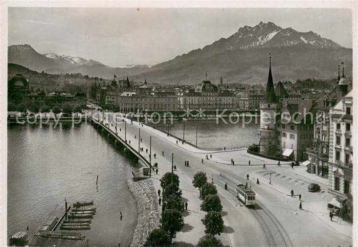 Strassenbahn Luzern – Ansichtskarte