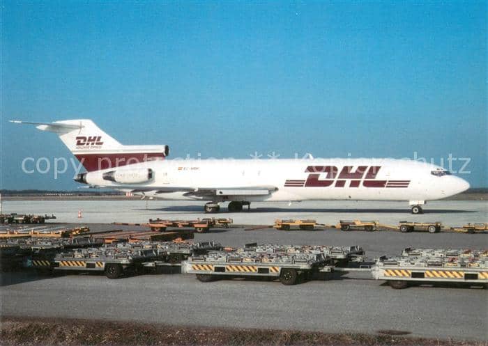 Flugzeuge Zivil BOEING 727-224 Praha – Ansichtskarte