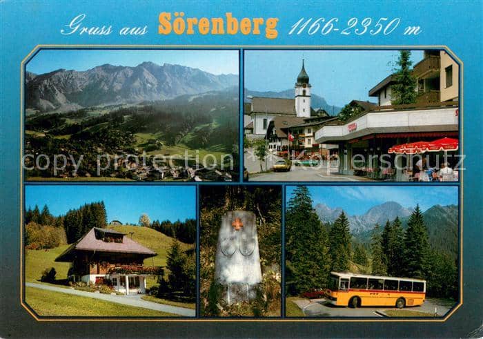 Postbus Soerenberg – Ansichtskarte