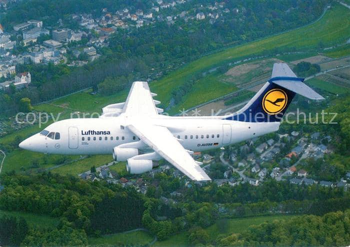 Flugzeuge Zivil Lufthansa Cityliner Avro RJ85 – Ansichtskarte