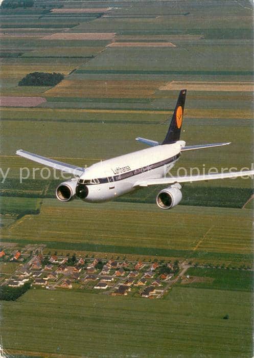 Flugzeuge Zivil Lufthansa – Ansichtskarte