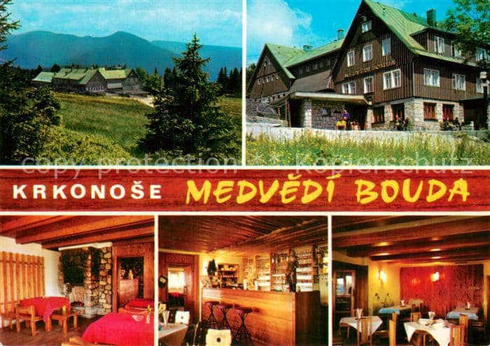 Spindleruv Mlyn Spindlermuehle Medvedi Bouda Krkonose Bergbaude im Riesengebirge – Καρτ ποστάλ