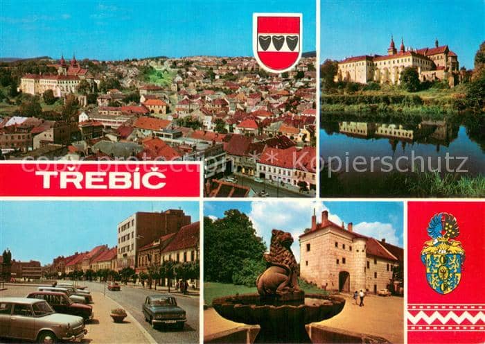Trebic Trebitsch Stred mesta Zamek Namesti Klementa Gottwalda – Ansichtskarte
