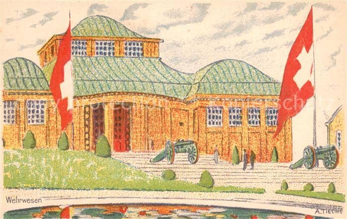 Landesausstellung Bern 1914 A.Tieche – Ansichtskarte