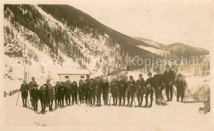 Sport Schilaeufer 1931 – Ansichtskarte