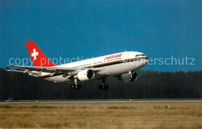 Flugzeuge Zivil Swissair Airbus A 310 – Ansichtskarte