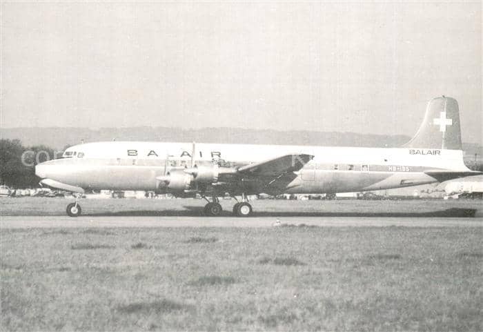 Flugzeuge Zivil BALAIR HB IBS – Ansichtskarte