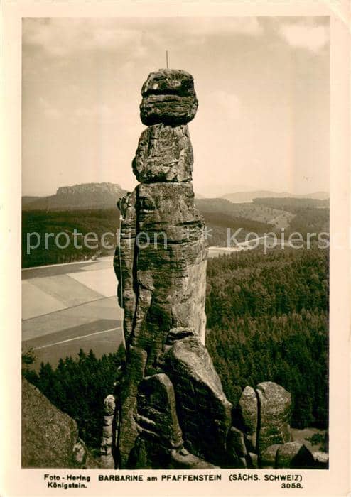 Klettern Bergsteigen Foto Hering 3058 Barbarine – Ansichtskarte