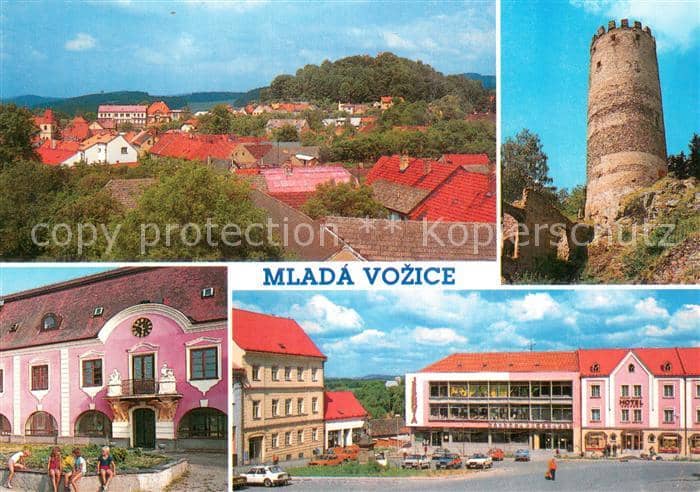 Mlada Vozice Jung Woschitz CZ Teilansichten – Ansichtskarte
