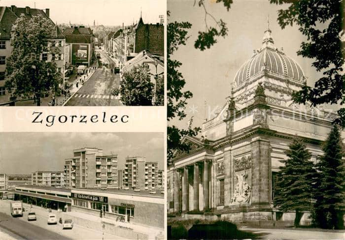 Zgorzelec PL Ulica Feliksa Dzierzynskiego Osiedle mieszkaniowe Powiatowy Dom Kul – بطاقة مصوّرة