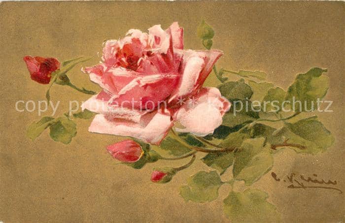 Klein Catharina Kuenstlerlitho Nr.5598 Rosse – Ansichtskarte