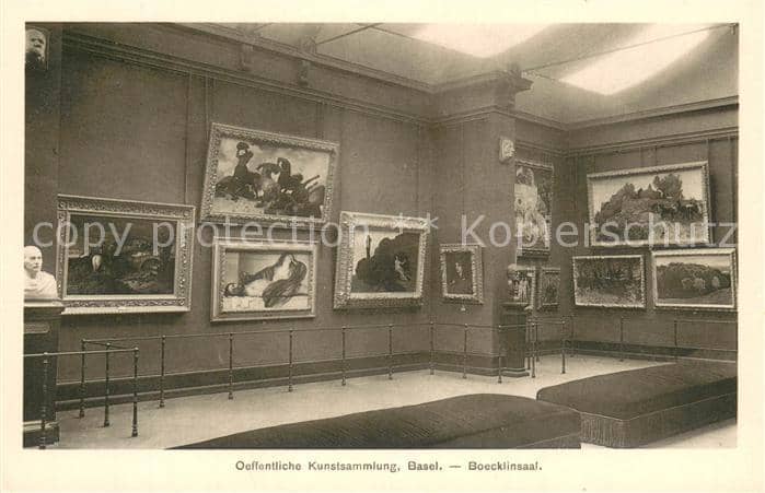 Boecklin Arnold Boecklin Kunstsamlung Bassel – Ansichtskarte