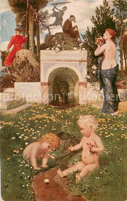 Boecklin Arnold Boecklin Vita somnium breve Nr.18 – Ansichtskarte