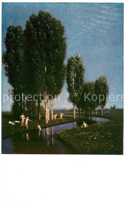 Boecklin Arnold Boecklin Der Sommertag – Ansichtskarte