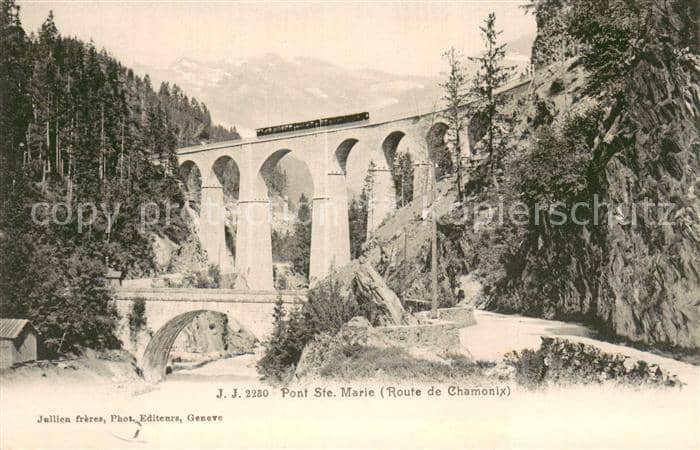 Eisenbahn J.J.2230 Pont Ste.Marie – Ansichtskarte