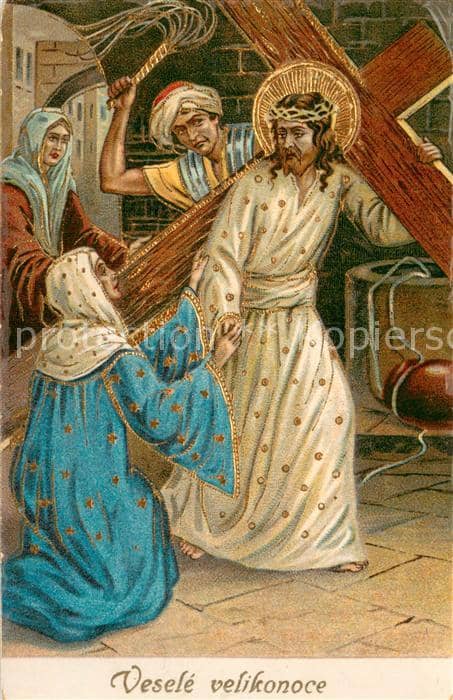 Jesus Christus Christentum Veselé velikonoce – Ansichtskarte