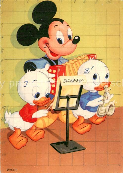 Disney Walt Micky Maus – Ansichtskarte