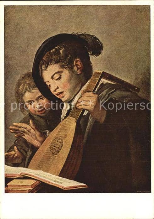 Verlag Wiechmann Nr. 215 Frans Hals Singende Knaben – Ansichtskarte