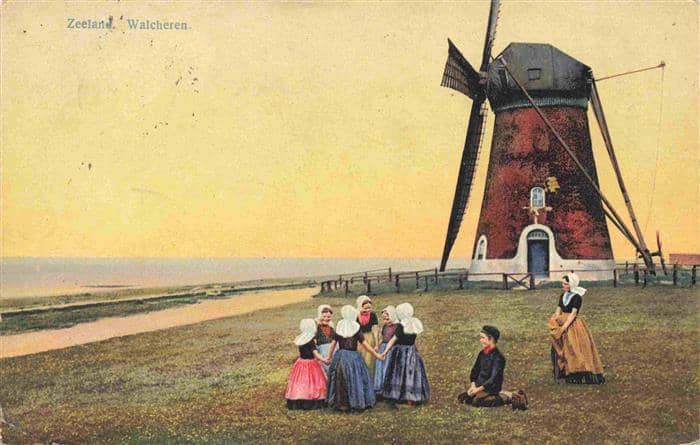 Walcheren Zeeland NL Molen – Ansichtskarte Walcheren