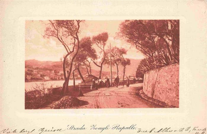 RAPALLO Liguria IT Strada Zougli Rapallo – Ansichtskarte Rapallo Liguria