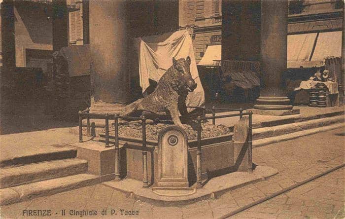 FIRENZE Florence Florenz Toscana IT Il Cinghiale di P Tacco – Ansichtskarte Firenze