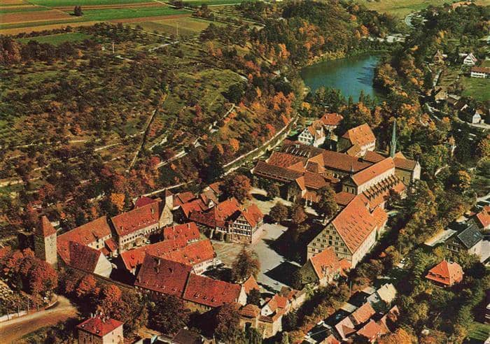 Maulbronn Ehem Zisterzienserkloster Fliegeraufnahme – Ansichtskarte Maulbronn