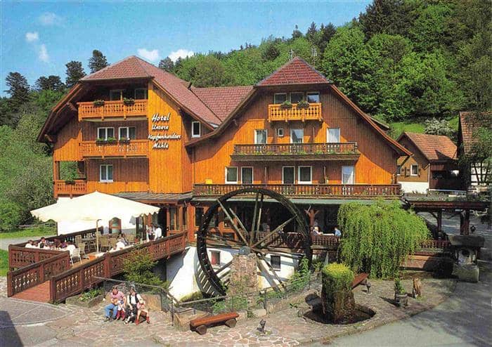 Unterreichenbach  Calw BW Landidyll Hotel Untere Kapfenhardter Muehle – Ansichtskarte Unterreichenbach