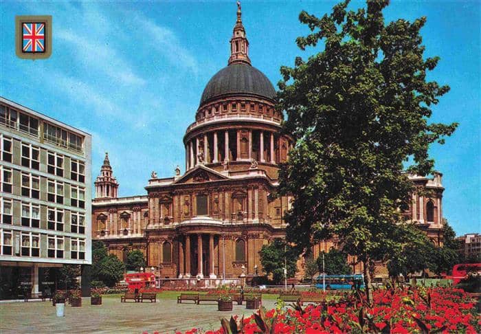 London  UK St Pauls Cathedral – Ansichtskarte London