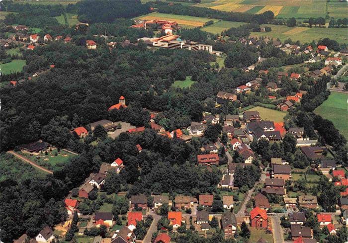 Bad Waldliesborn Fliegeraufnahme – Ansichtskarte Lippstadt