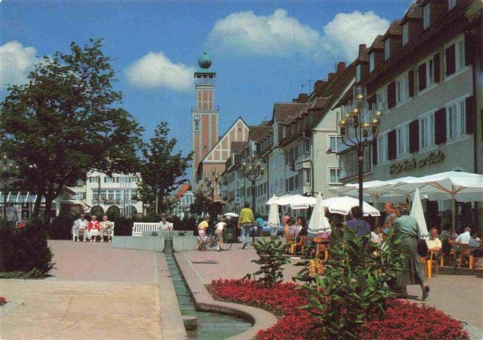 FREUDENSTADT BW Markt mit Rathaus – Ansichtskarte Freudenstadt