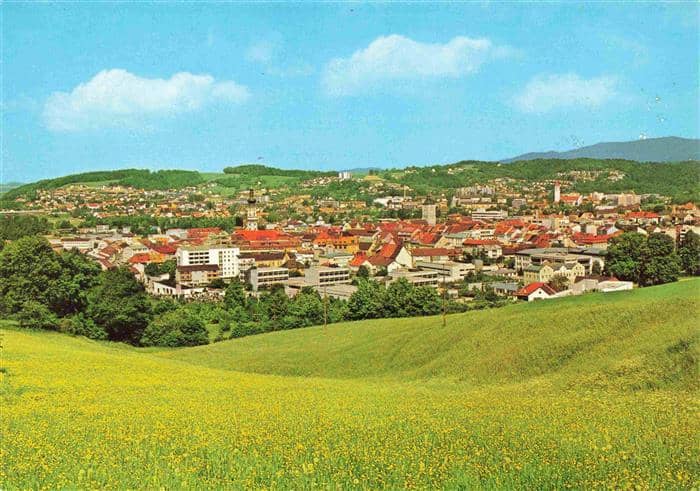 Deggendorf Donau Panorama – Ansichtskarte Aletsberg