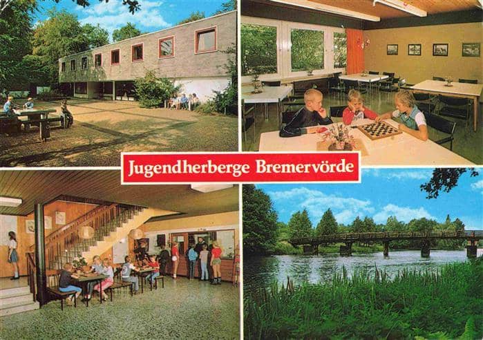 Bremervoerde Jugendherberge Spielzimmer Rezeption Bruecke – Ansichtskarte Bremervörde