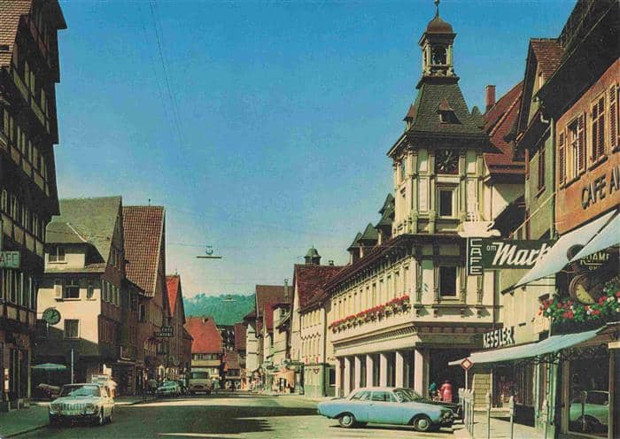 Geislingen  Steige Hauptstrasse – Ansichtskarte Geislingen an der Steige