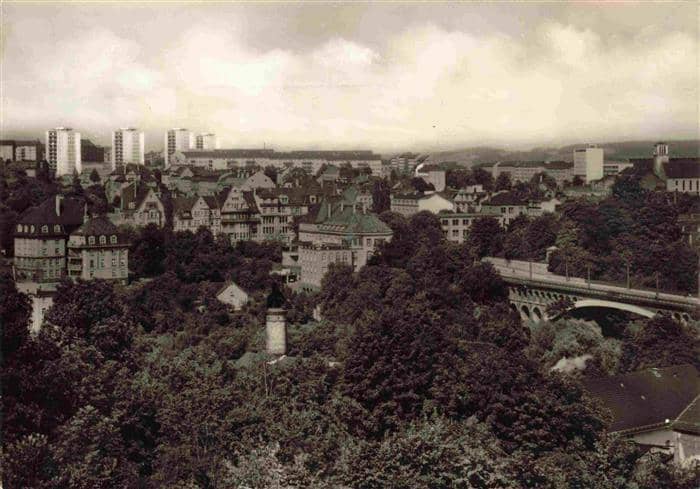 PLAUEN  Vogtland Stadtpanorama – Ansichtskarte Plauen