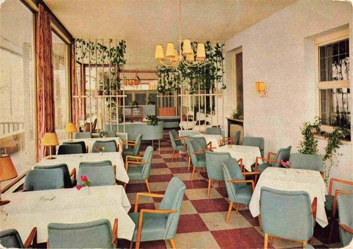BAD WoeRISHOFEN Kurhotel Luitpold Gastraum – Ansichtskarte Bad Wörishofen
