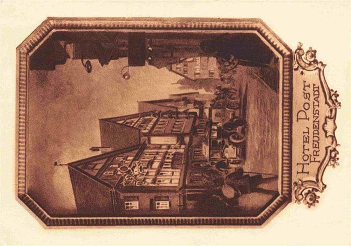 FREUDENSTADT BW Hotel Post – Ansichtskarte Freudenstadt