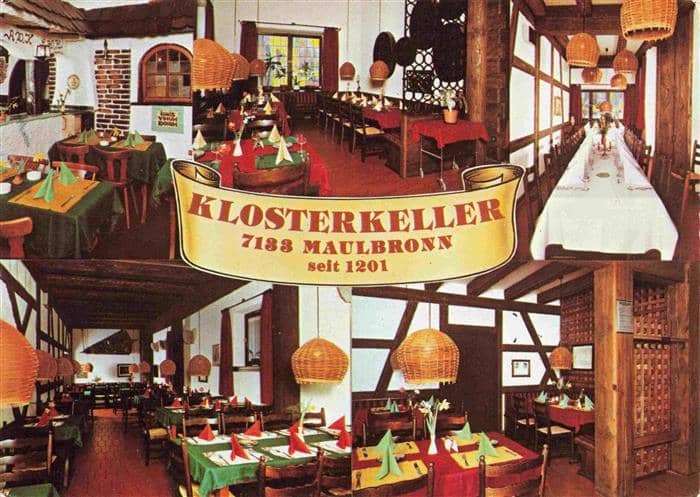 Maulbronn Klosterkeller mit Fauststube – Ansichtskarte Maulbronn