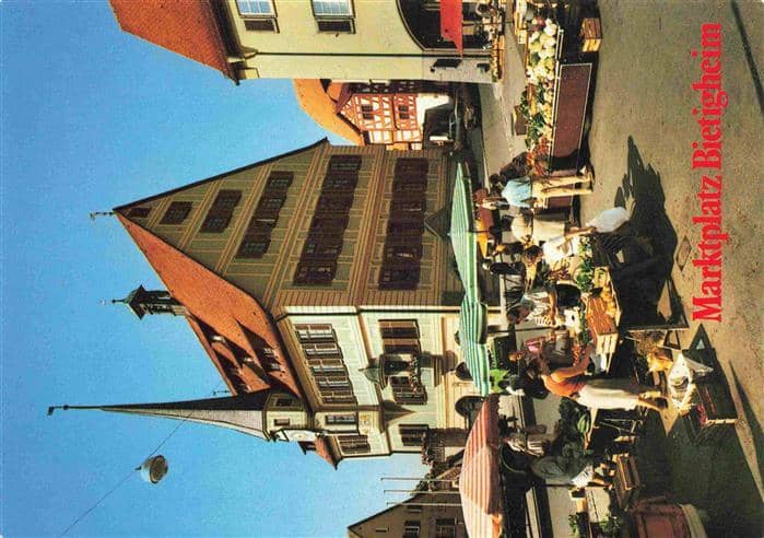 Bietigheim-Bissingen Wochenmarkt – Ansichtskarte Bietigheim-Bissingen
