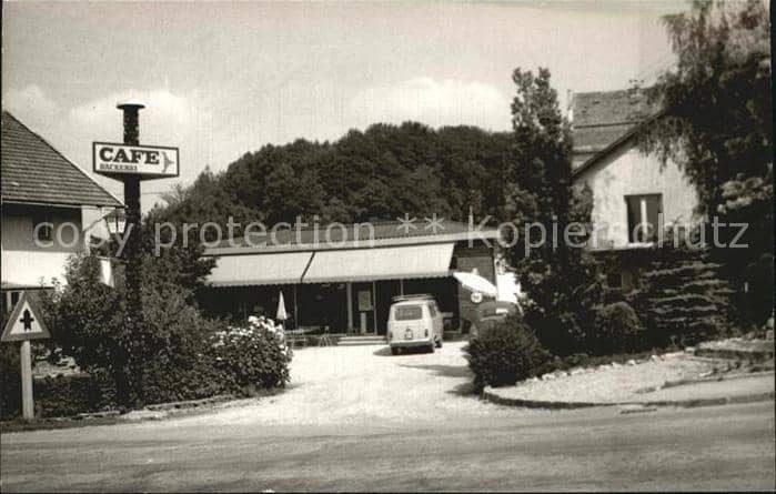 Motive Cafe Bäckerei – Ansichtskarte