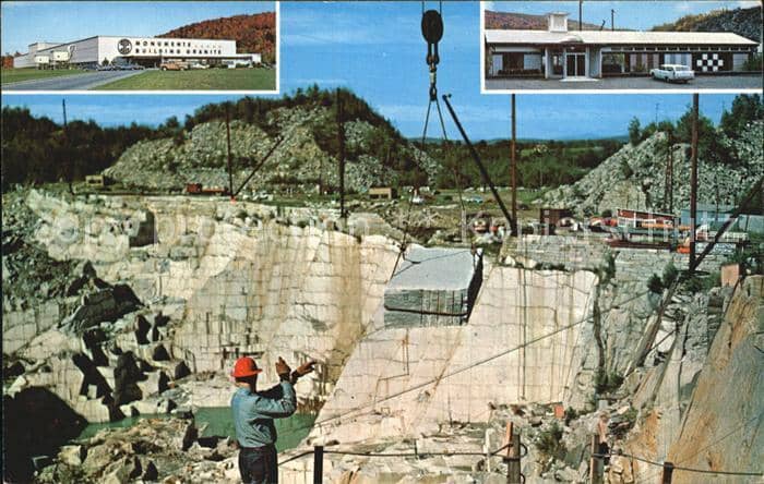 Tagebau Daylight Mining Rock of Age Granite Quarry Barre Vermon – Ansichtskarte