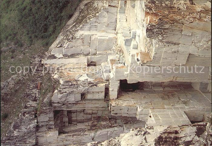 Tagebau Daylight Mining Massa Carrara Cave di Marmo – Ansichtskarte