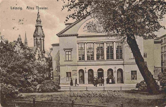 LEIPZIG Sachsen Altes Theater – Ansichtskarte Leipzig