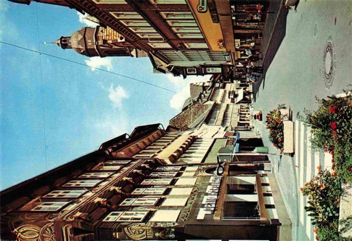Einbeck Niedersachsen Marktstrasse – Ansichtskarte Einbeck