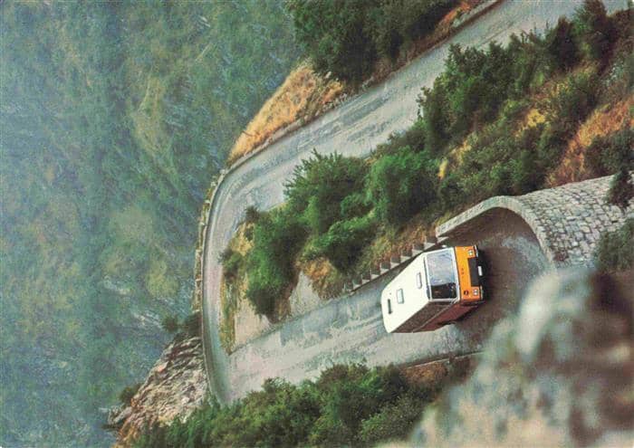 Postbus Omnibus Schweizer Reisepost – Ansichtskarte