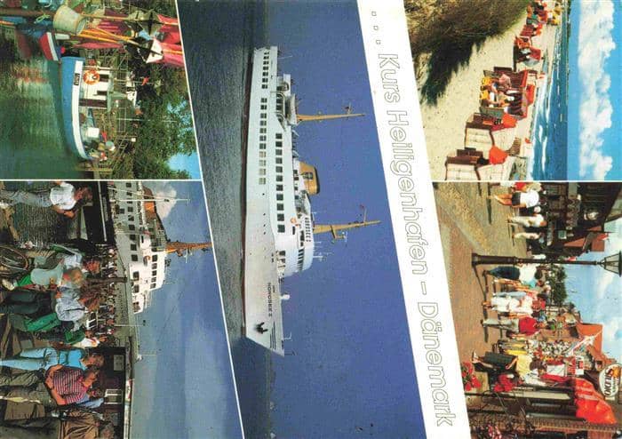 Schiffe Ships Navires MS Nordsee I Heiligenhafen Daenemark – Ansichtskarte