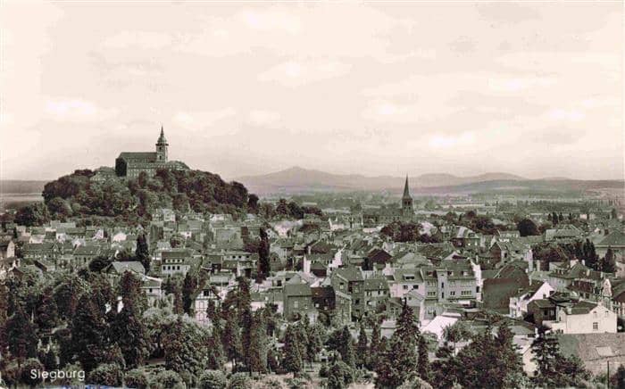 Siegburg NRW Stadtpanorama – Ansichtskarte Siegburg