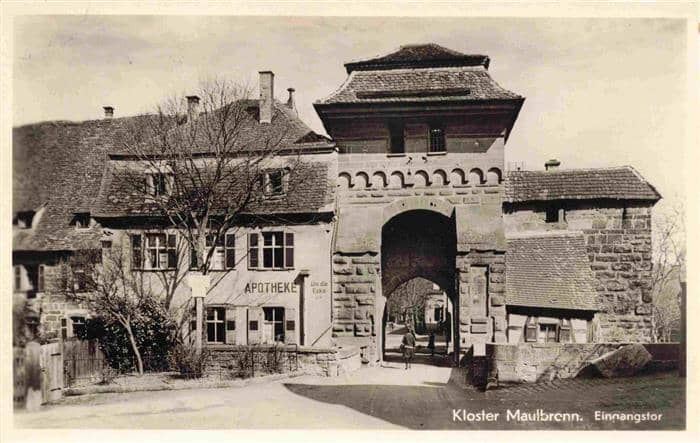 Maulbronn Eingangstor zum Kloster – Ansichtskarte Maulbronn